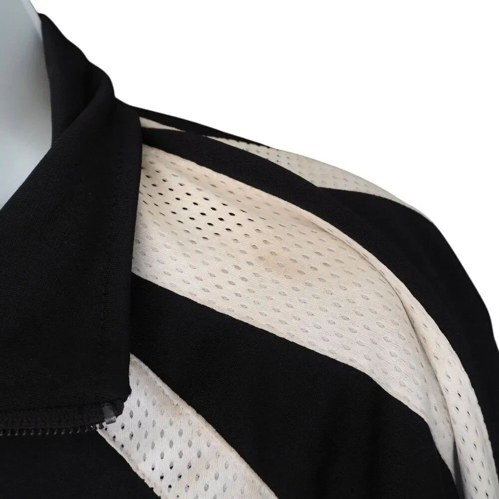 Nike Vintage Y2K Full Zip Track Jacket Black / White 253842-010 Women's M (8-10)